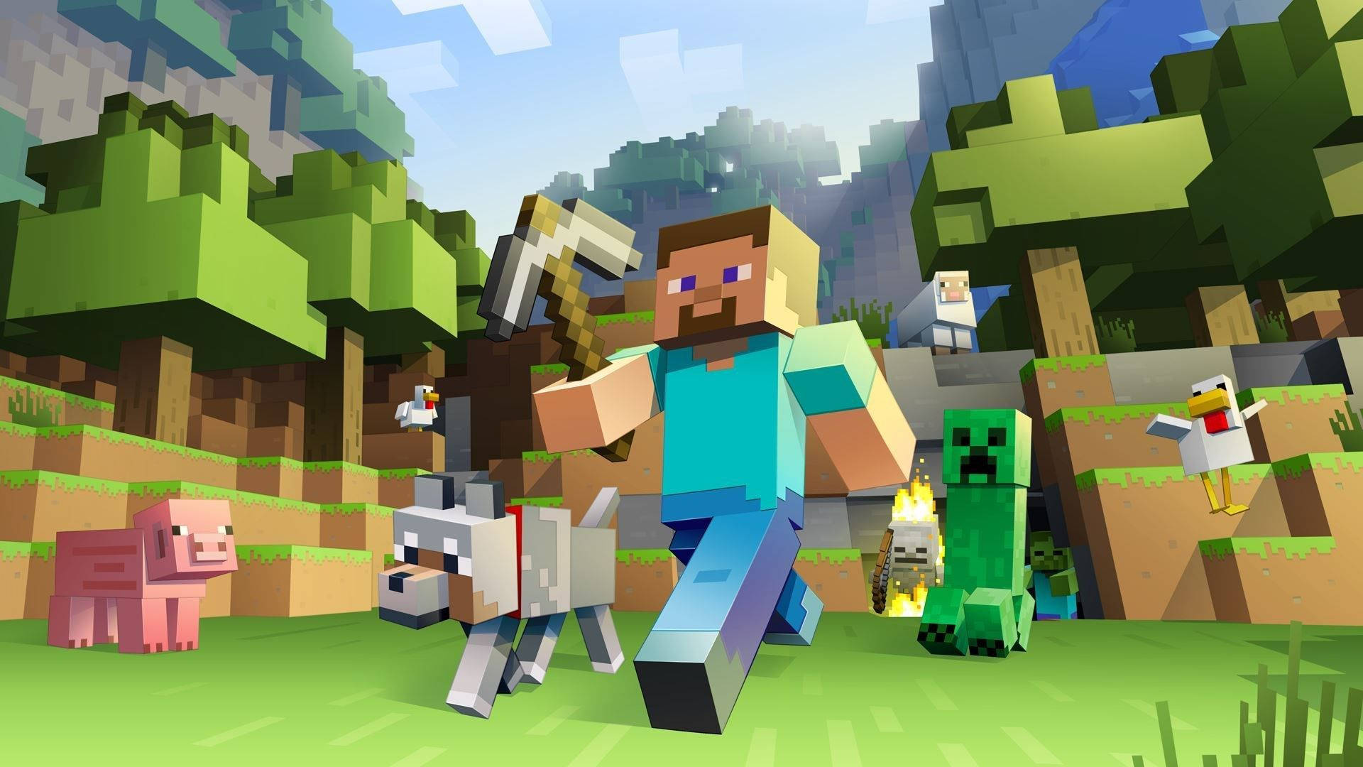 Minecraft banner